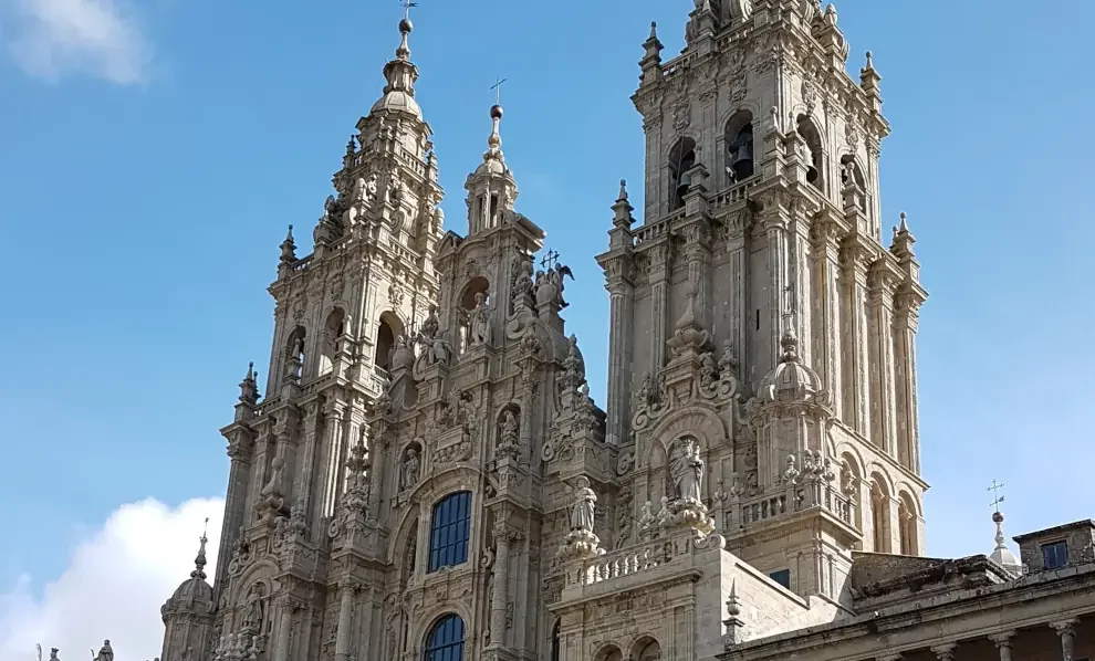 Letzte 115 Kilometer des Jakobswegs: Kathedrale von Santiago