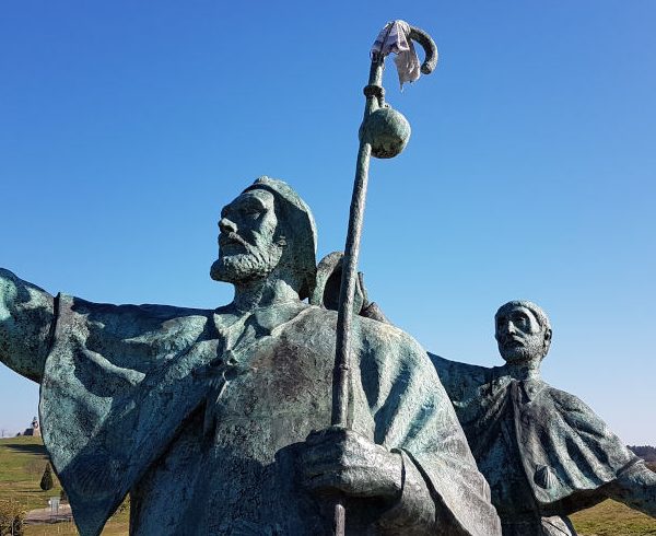 Geführte Reise Jakobsweg: Monte de Gozo bei Santiago de Compostela