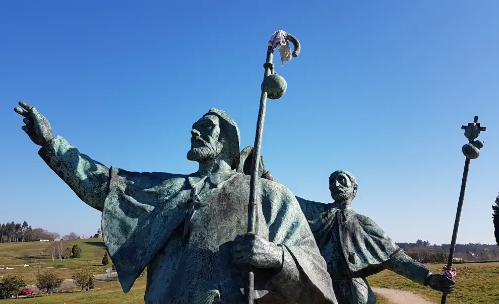 Geführte Reise Jakobsweg: Monte de Gozo bei Santiago de Compostela