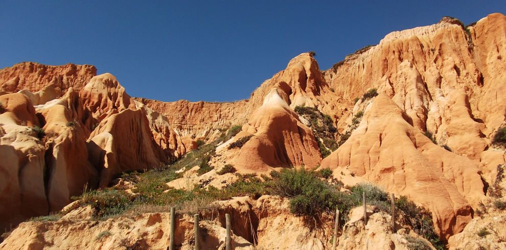 Mietwagenreise Algarve: Praia da Falésia an der Algarve