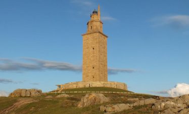 Rundreise Spaniens Nordküste: Torre de Hércules in A Coruña, Galicien, Spanien
