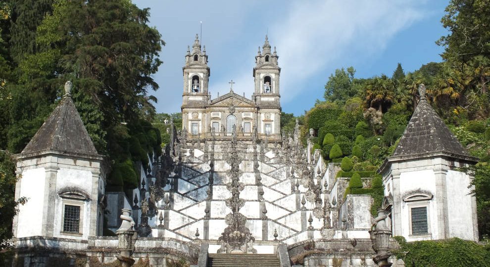 Mietwagenreise Nordportugal: Wallfahrtskirche Bom Jesus bei Braga in Nordportugal