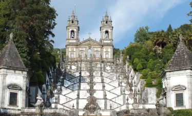 Mietwagenreise Nordportugal: Wallfahrtskirche Bom Jesus bei Braga in Nordportugal