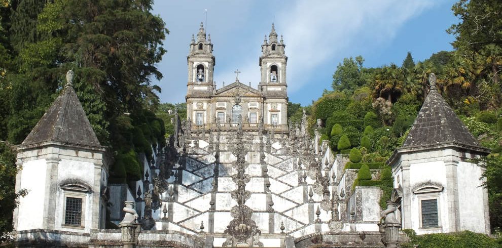 Mietwagenreise Nordportugal: Wallfahrtskirche Bom Jesus bei Braga in Nordportugal