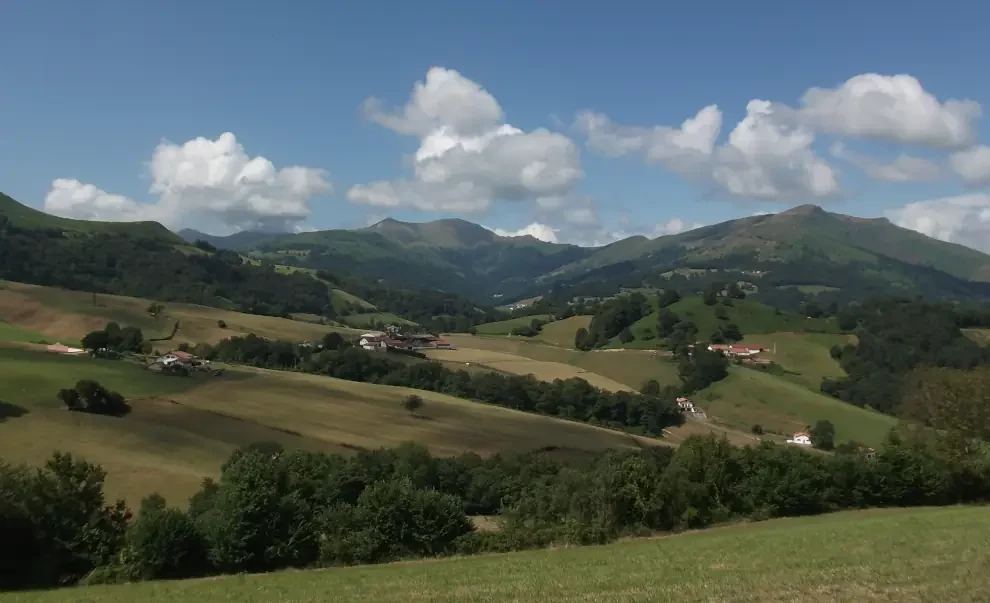 Wanderreise Jakobsweg St Jean Pied de Port: Landschaft bei St Jean Pied de Port