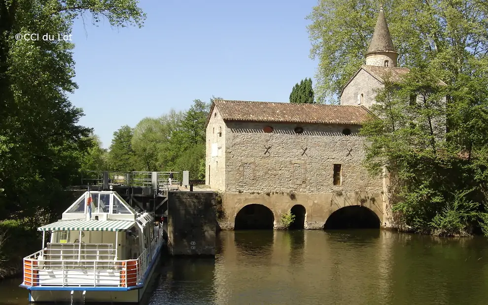 Wanderreise Jakobsweg Via Podiensis von Conques nach Cahors: Schleuse von Coty, ©CCI du Lot