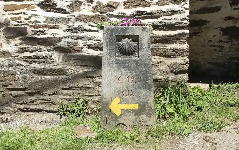 Wanderreise Camino del Norte – Von Ribadeo nach Santiago: Wegmarkierung auf dem Jakobsweg