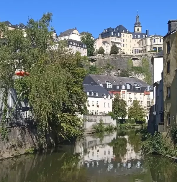 Stadtteil Grund in Luxemburg-Stadt