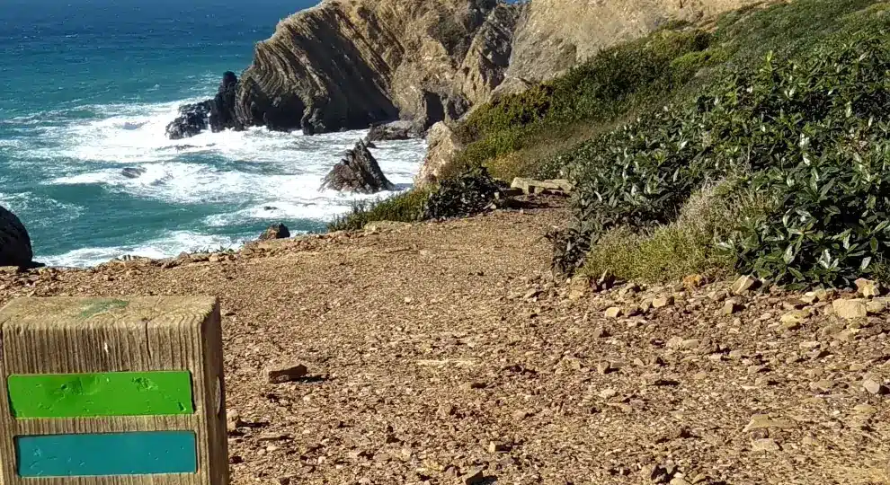 Markierung Fischerweg Portugal