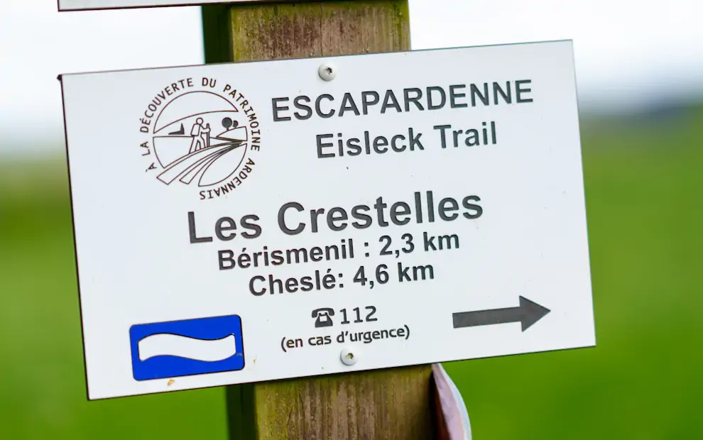 Wanderreise Eislek Trail: Beschilderung Eislek Trail in Belgien