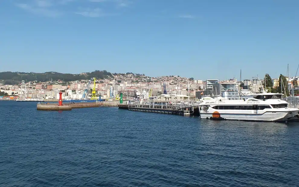 Wanderreise Camino Portugues von Baiona nach Santiago: Blick auf Vigo