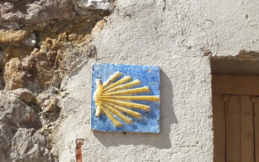 Jakobswegmarkierung San Juan de Ortega