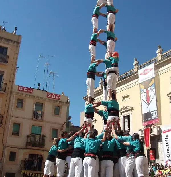 Mietwagenrundreise Katalonien: Castellers in Tarragona