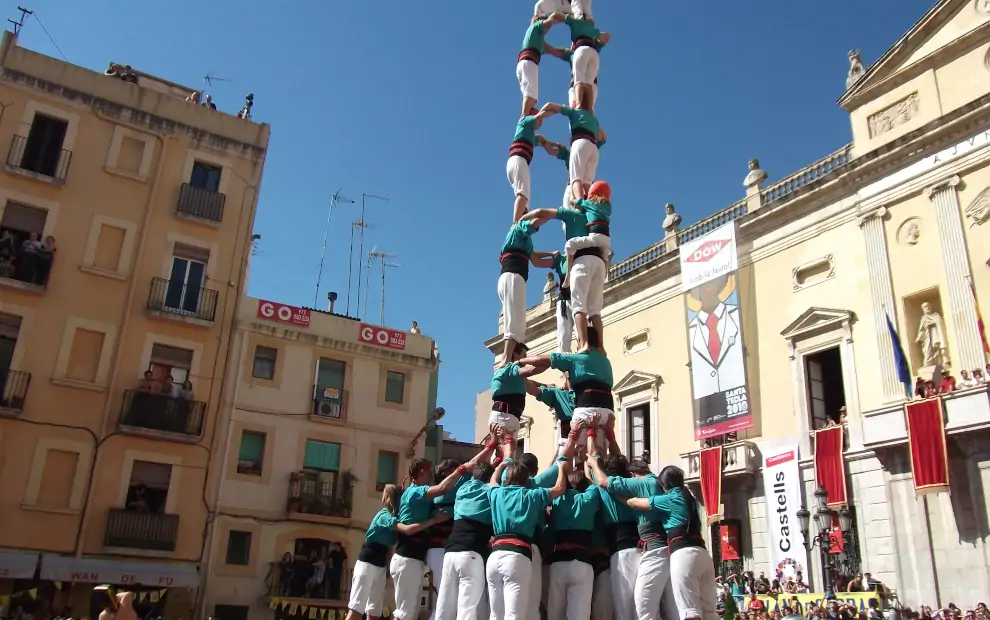 Mietwagenrundreise Katalonien: Castellers in Tarragona