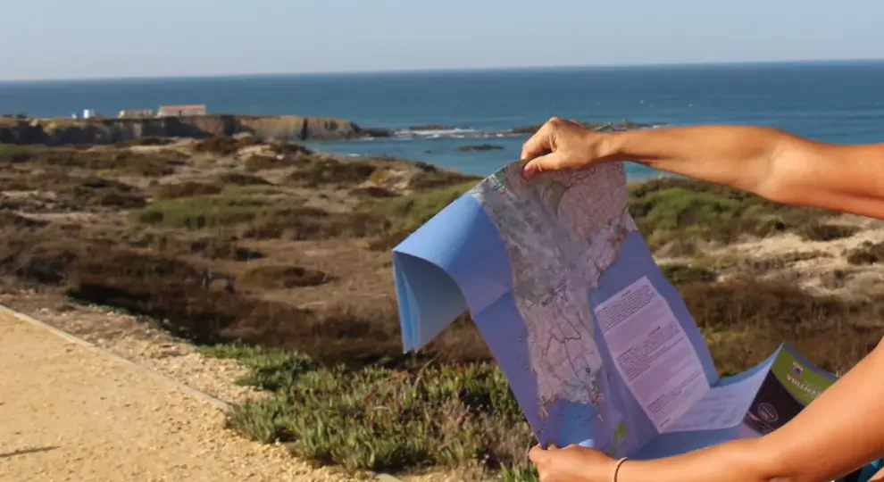 Wanderkarte Rota Vicentina Fischerweg Portugal