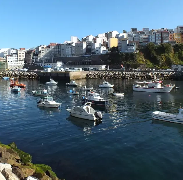 Wanderreise Camiño dos Faros: Hafen von Malpica