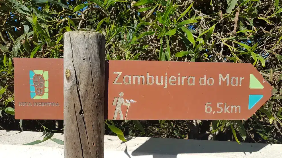 Wanderreise Fischerweg Beschilderung nach Zambujeira do Mar
