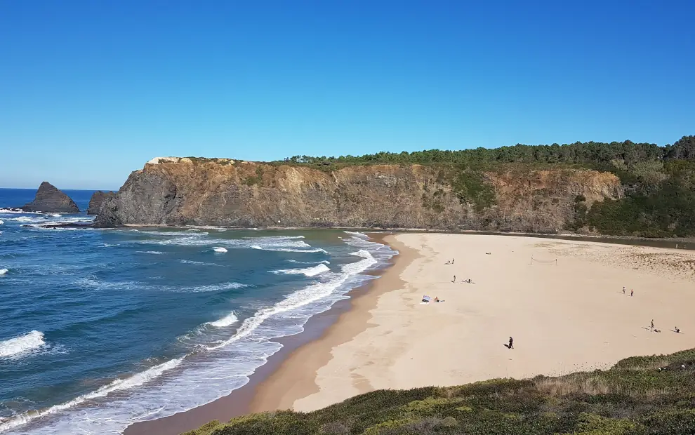 Wanderreise Fischerweg: Strand Praia de Odeceixe