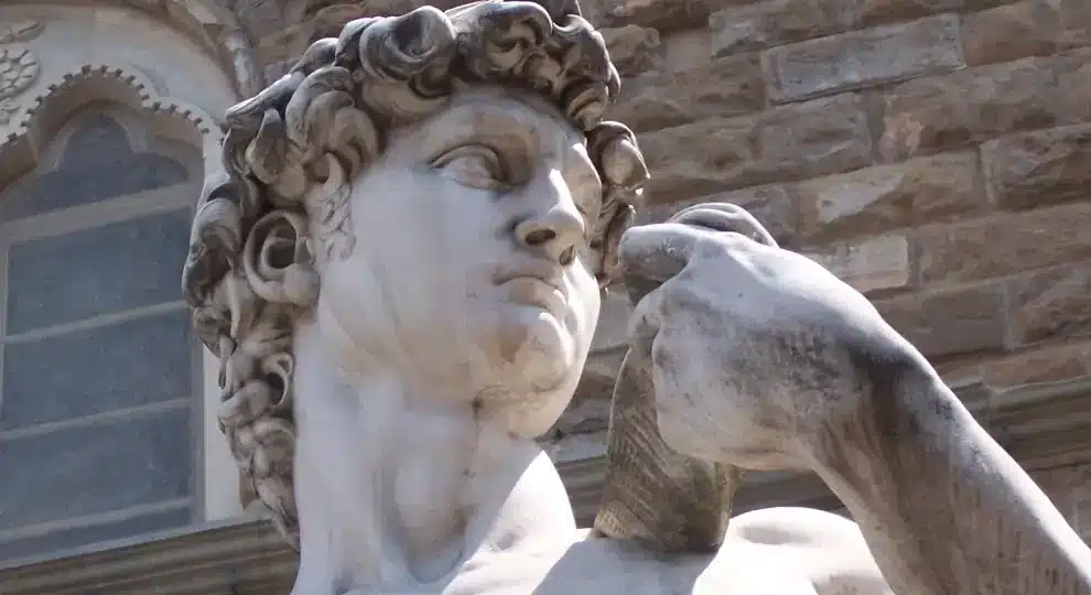 Wanderreise Toskana - Chianti: David auf der Piazza della Signoria in Florenz