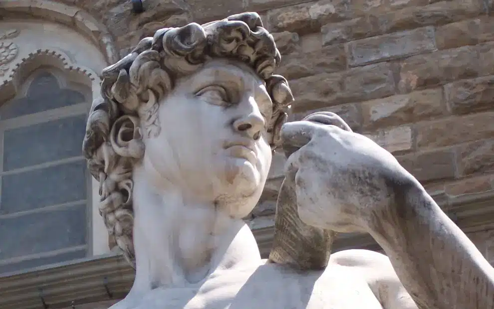 Wanderreise Toskana - Chianti: David auf der Piazza della Signoria in Florenz