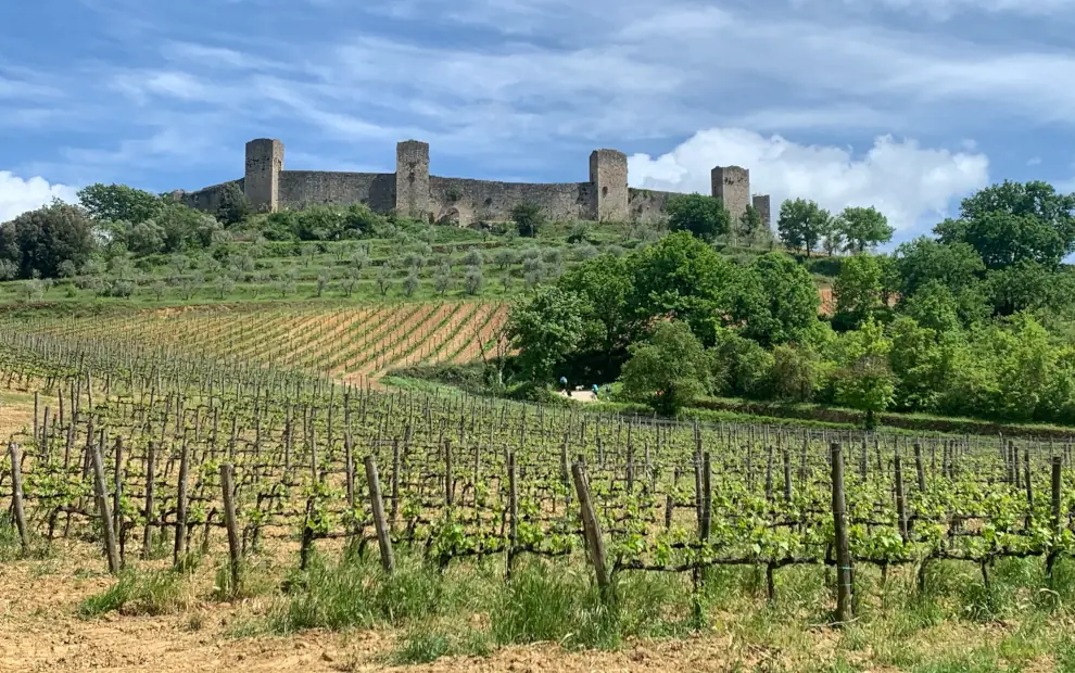 Wanderreise Höhepunkte der Via Francigena in der Toskana: Mauern von Monteriggioni