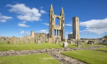 Wanderreise Schottland: Fife Coastal Path, St Andrews Cathedral, © VisitScotland / Kenny Lam