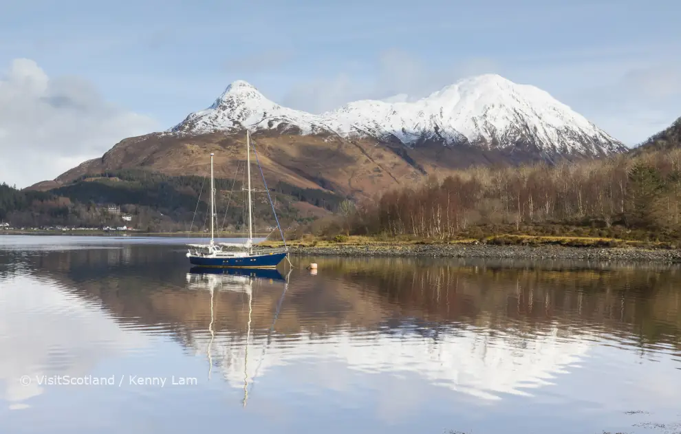 The Pap of Glencoe is located at the north of Glencoe and looks over Loch Leven, © VisitScotland / Kenny Lam