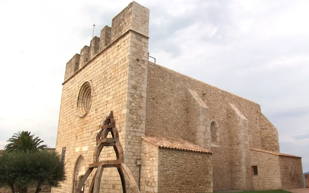 Wanderreise Costa Brava: Kirche in Sant Martí d'Empúries