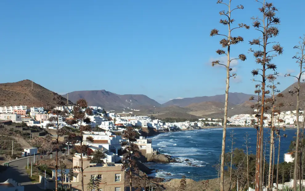 Wanderreise Andalusien - Cabo de Gata: Blick auf San José