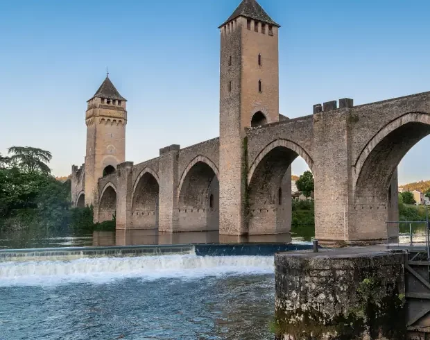 Jakobsweg von Cahors nach Lectoure:: Brücke von Cahor