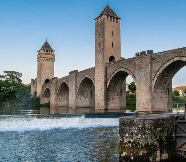 Jakobsweg von Cahors nach Lectoure:: Brücke von Cahor