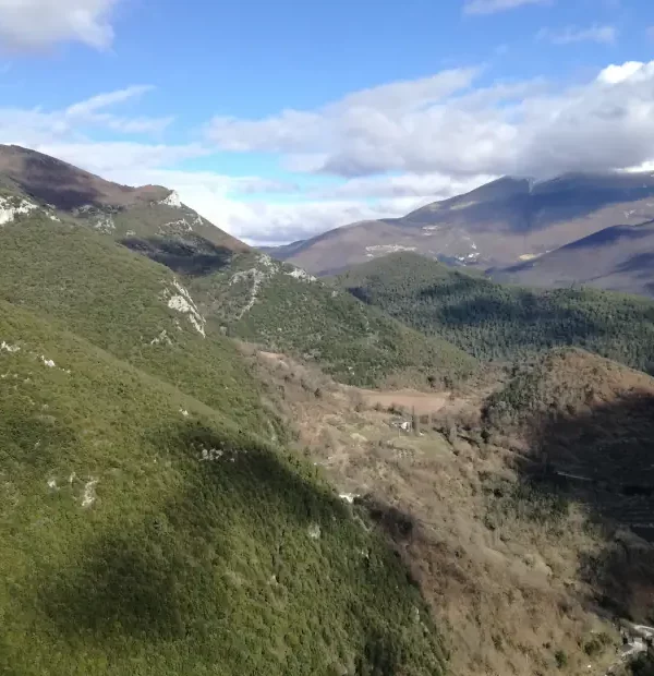 Wanderreise Franziskusweg: Landschaft bei Ceselli