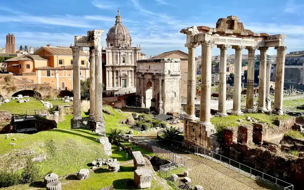 Wanderreise Via Francigena von Viterbo nach Rom: Foro Romano in Rom