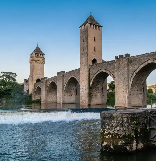 Jakobsweg Frankreich: Brücke von Cahors
